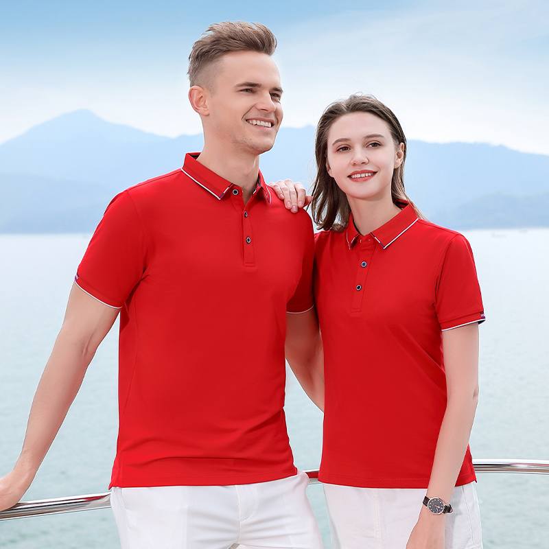海源依尚POLO工作衫訂做|國家電網加油站工作服舒適涼爽透氣|文化衫